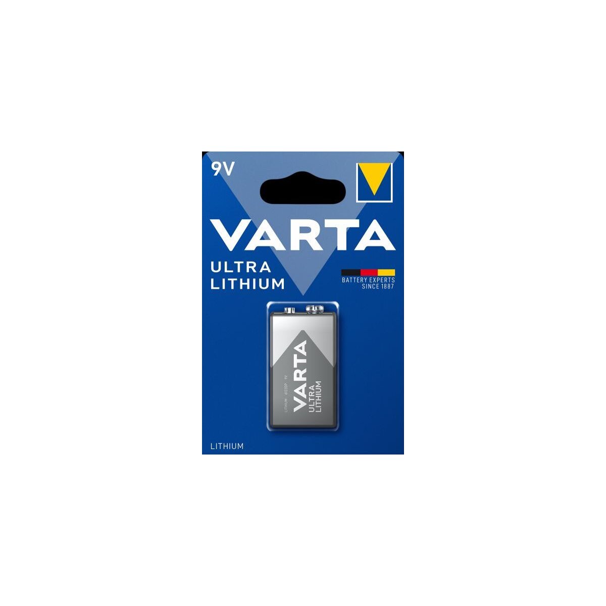 Varta Batterie Prof Lithium 9V E Block 1Blister MHD Treise Elekt