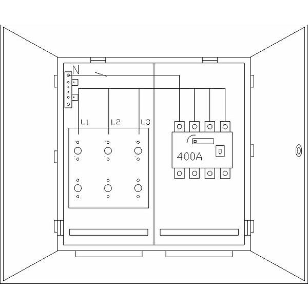 ABN Wandlerschrank Thüringen WS35X1382N 4polig m. Lastschalter