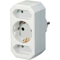 Brennenstuhl Adapterstecker Euro 2+ Schutzkontakt 1