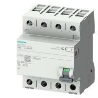 Siemens FI-Schutzschalter 4polig Typ B 63A 30mA 400V