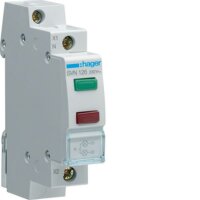 Hager LED-Melder SVN126 2fach grün und rot 230VAC