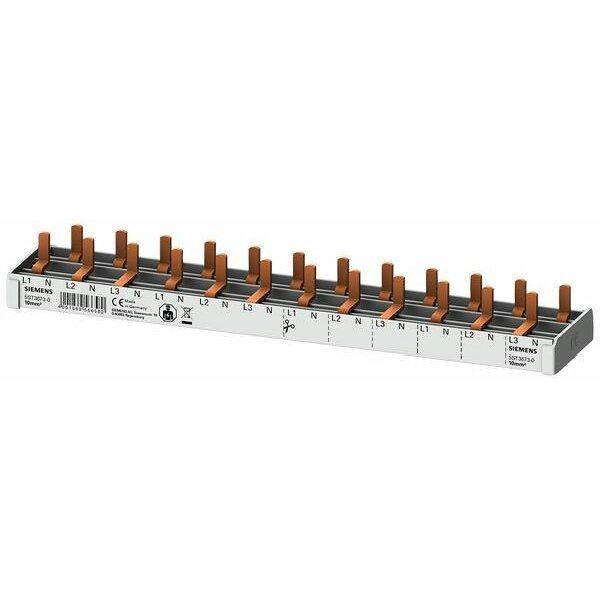 Siemens Stiftsammelschiene 10qmm 3p/N 12x Komp. 12TE