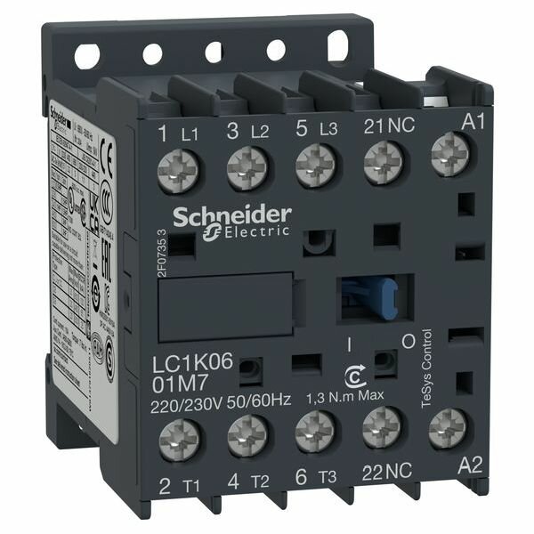 Schneider Electric Schütz LC1K0901B7 3polig 9A 24V 50/60HZ