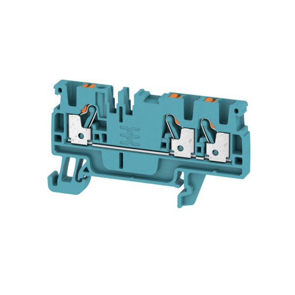 Weidmüller Durchgangsklemme A3C 2.5 BL 800V 24A 0,5-2,5qmm blau