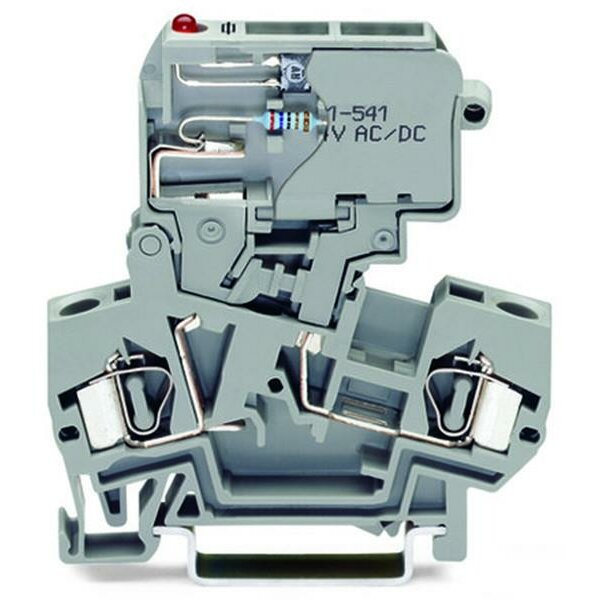 WAGO Sicherungsklemme 281-611/281-541 4qmm LED rot