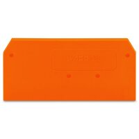 WAGO Abschlussplatte u. Zwischenplatte 280-309 orange