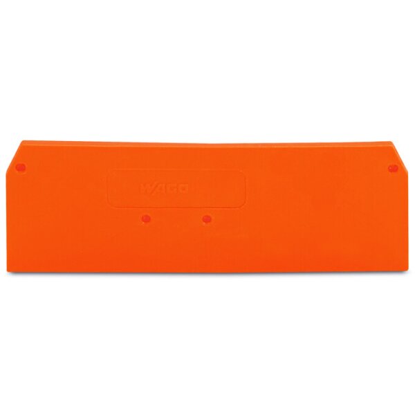 WAGO Abschlussplatte u. Zwischenplatte 279-346 4Leiter orange