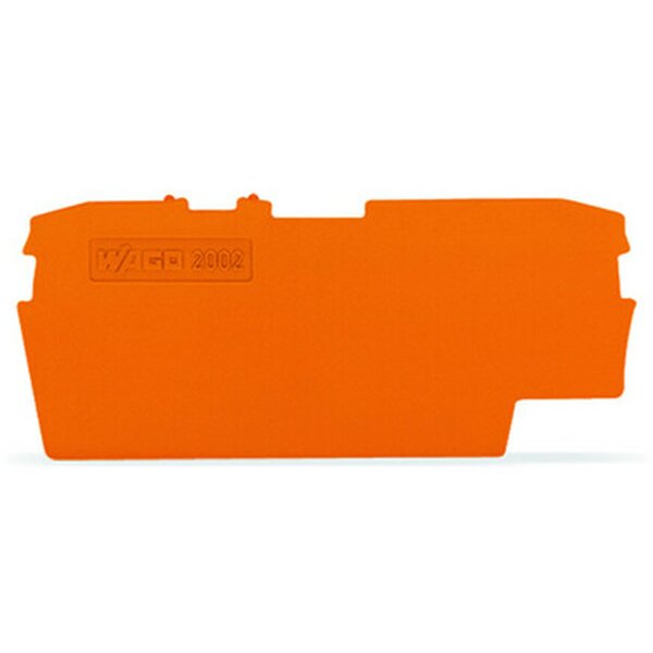 WAGO Abschlussplatte u. Zwischenplatte 2002-1692 orange 1mm