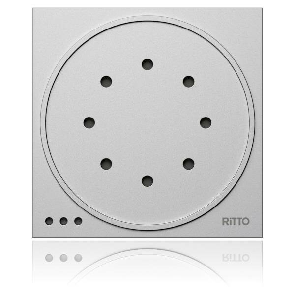 Ritto Türlautsprechermodul 1875920 TwinBus ohne Lichttaster silber