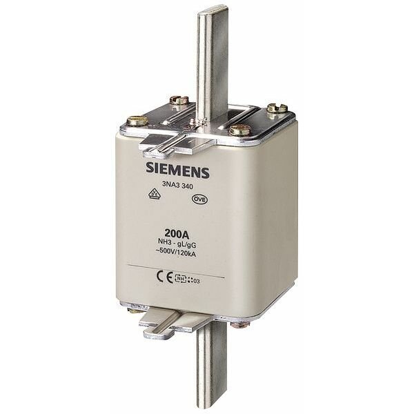 Siemens NH3-Sicherungseinsatz 3NA3372 mit Stirnkernmelder 630A