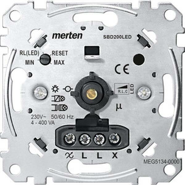 Merten Universaldrehdimmereinsatz MEG5134-0000 für LED-Lampen