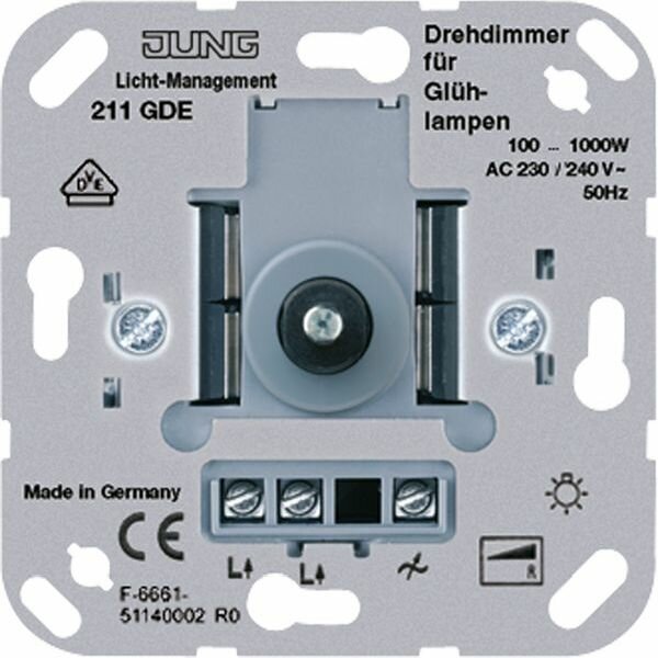 JUNG Dimmer 211GDE 100-1000W