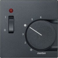 Merten Zentralplatte 536114 anthrazit SYSTEM M