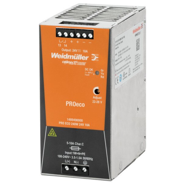 Weidmüller Schaltnetzgerät PRO ECO 240W 24V 10A 1phasig