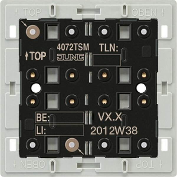 JUNG Tastsensormodul 4072TSM 1-4fach BA Standard KNX