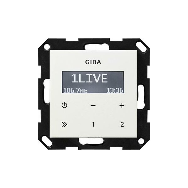 GIRA UP-Radio 228403 RDS o. Lautsprecher System 55 rw