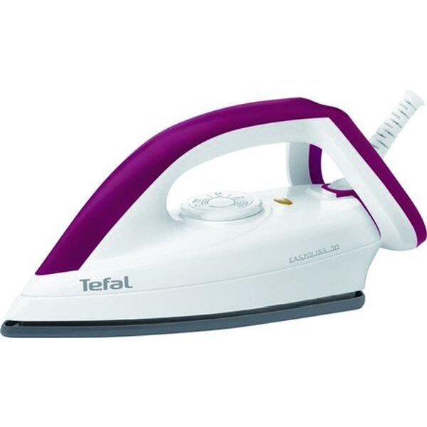 Tefal Trockenbügeleisen Easygliss weiss/dunkelrot