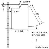 Siemens Dunstabzug LE66MAC00 Zwischenbauhaube IQ100