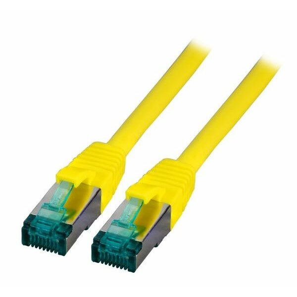 DNTE Patchkabel RJ45 S/FTP Cat.6A LSZH  5m gelb