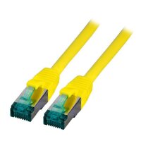 DNTE Patchkabel RJ45 S/FTP Cat.6A LSZH  10m gelb