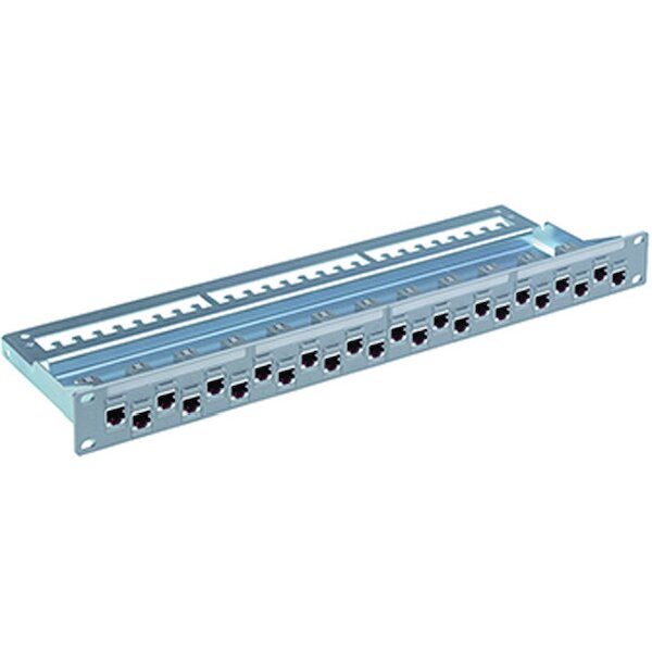 RDM Patchpanel 19" 1HE Cat.6A ISO 24xRJ45/s voll bestückt