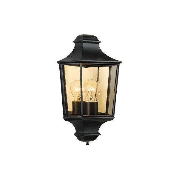 SG-Leuchten Wandleuchte LB22 Hamlet schwarz E27 CFL