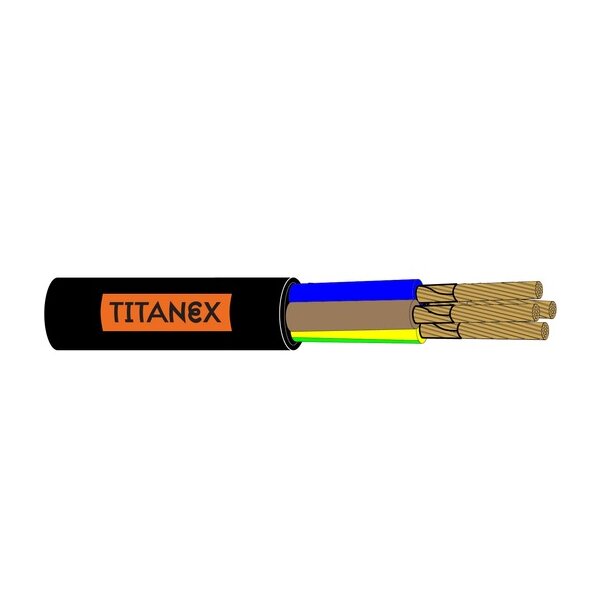 Elmat Gummischlauchleitung TITANEX H07RN-F 3G2,5 RG50m schwarz