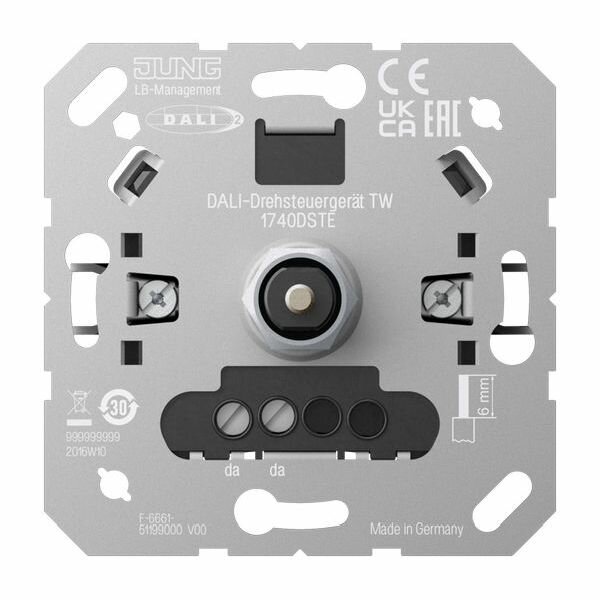 JUNG Drehsteuergerät 1740DSTE DALI TW