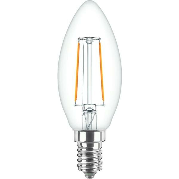 Philips LED-Leuchtmittel LB22 CorePro LEDCandleND 2-25W E14B35 827CL G