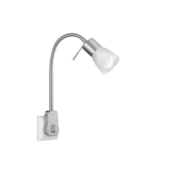 Trio Leuchten LED-Steckerspot LB22 nickel matt E14 5W 470lm 3000K