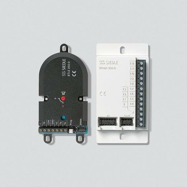 Siedle Türlautsprechermodul BTLE 051-05 mit Bus-Ruftastenmatrix sw