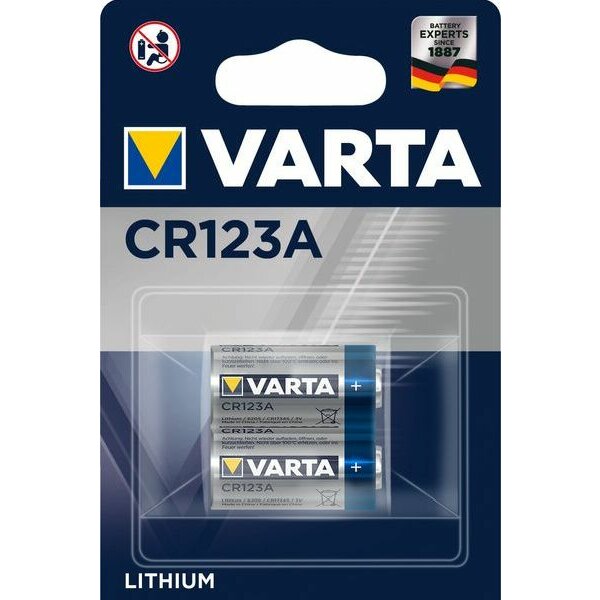 Varta Photo Batterie CR 123 A 06205 PROFESSIONAL CR123A 2er Blister