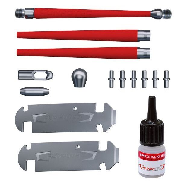 Runpotec Reparatur-Set GF3 Gewinde RTG D:6mm 15-teilig f.D:3mm