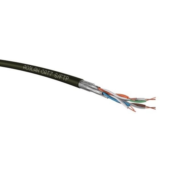 Acome Datenkabel Cat7 1000MHz Dca ACOLAN 4P26 S/FTP LS0H schwarz Box300