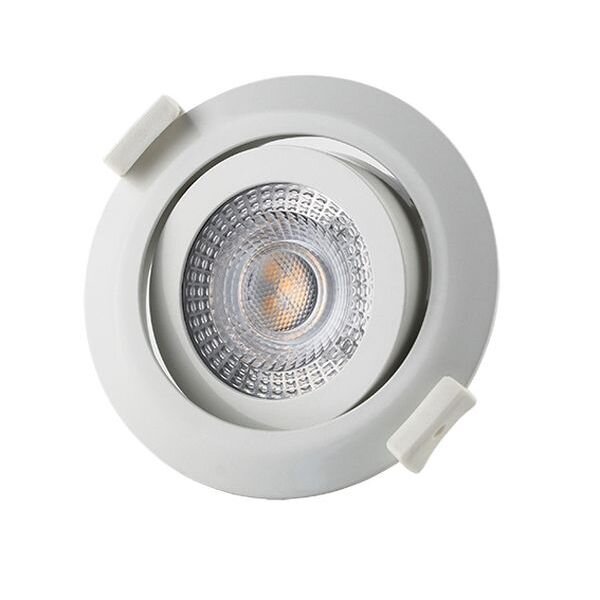 DieFra LED-Deckeneinbaustrahler PLANO II 5W 230V 3000K 380lm IP20 dim ws