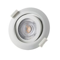 DieFra LED-Deckeneinbaustrahler PLANO II 5W 230V 3000K...