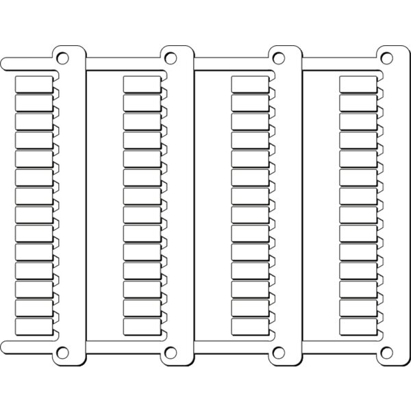 CEMB Kennzeichnungsschild 41494 MG-CPM-05 PC 5X10MM ws