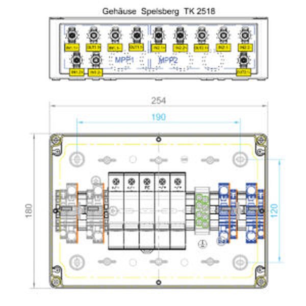 enwitec Generatoranschlusskasten S-1000-2x2R-X-BC-PC-1.0SC