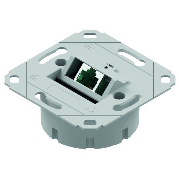 1PROTEC Datendose LSA+ kompakt PNDD6A1 Cat6A-ISO 1xRJ45 o. ZP Design