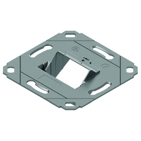 1PROTEC Modulaufnahme leer designfähig PNMAL 1x oder 2xRJ45-Module PNKM ohne ZP