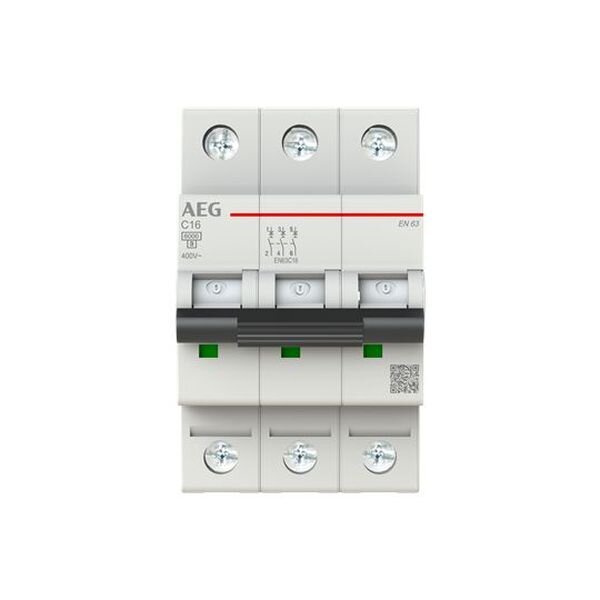 AEG Leitungsschutzschalter Elfaplus 6kA C-16A 3P