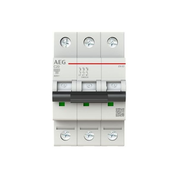 AEG Leitungsschutzschalter Elfaplus 6kA C-20A 3P