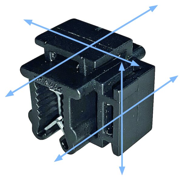 PROTEC Kabelbinder PKBPV4 200x4,8x45 mit 4-fach Clip