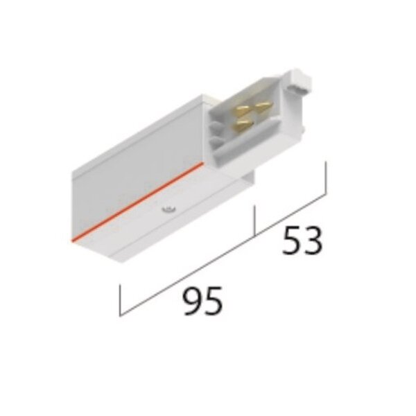 Eutrac Einspeisung LB24 3~ Onetrack links weiß