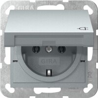 Gira Steckdose SCHUKO 445426 KD System 55 F Alu