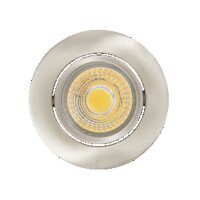 nobile LED-Deckeneinbaustrahler LB24 A 5068 T Flat nickel-geb. 8W 930 38°