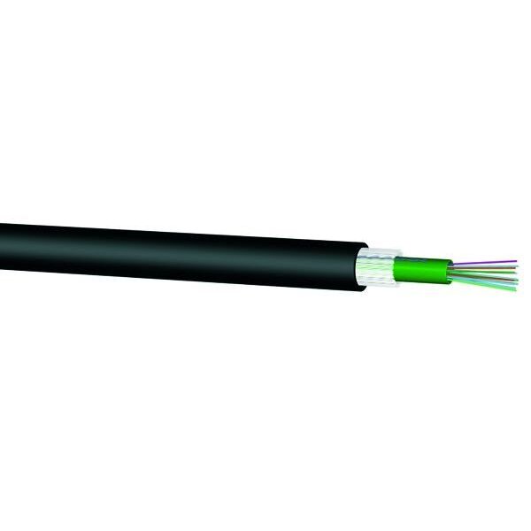 Draka LWL-Universalkabel Nagetiers. Eca UCFibre U-DQ(ZN)BH 4E9 OS2 3.0kN