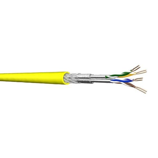 Draka Datenkabel Cat7A 1500MHz Dca UCMM1500SS 4P22 6F S/FTP LSHF-FR gelb