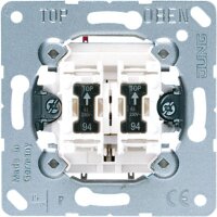 JUNG Doppeltaster 535U5 2 Schliesser m. Beleuchtung