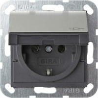 GIRA Steckdose SCHUKO 0414600 KD+SH System 55 Edelstahl